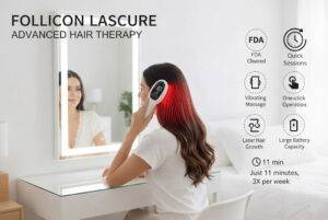 Follicon Lascure 9 Laser Comb